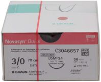 Novosyn® QUICK 2/0 DS19 - 0,70m (B. Braun Petzold)