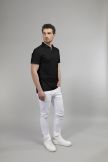 Poloshirt Uni MWM-S2-D black M (van Laack)